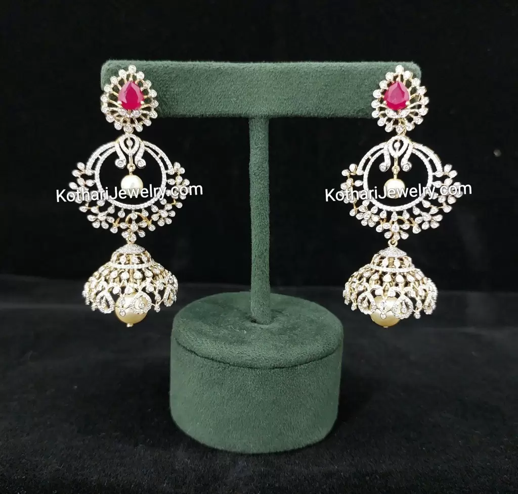 Diamond earrings clearance buttalu