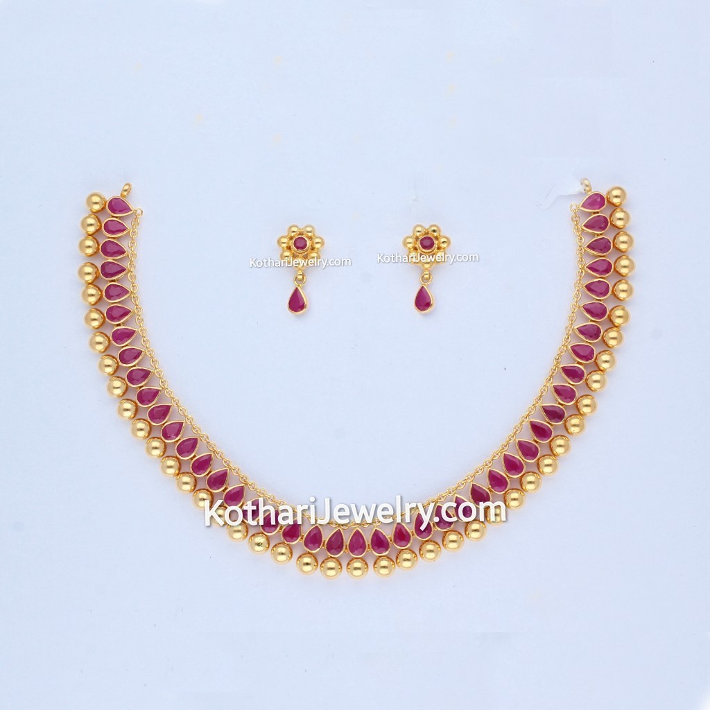 Ruby necklace clearance gold with price